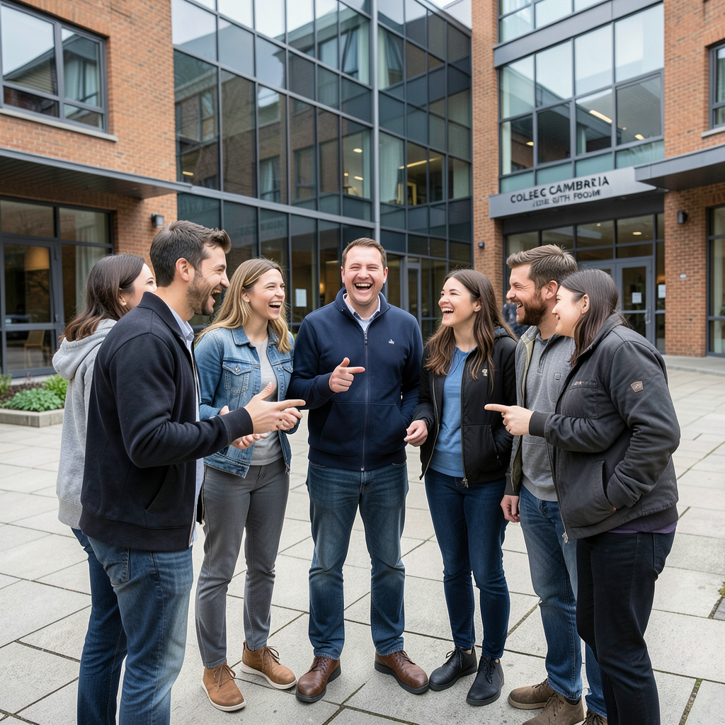 First generation of Coleg Cambria Deeside Sixth alumni return for tenth anniversary